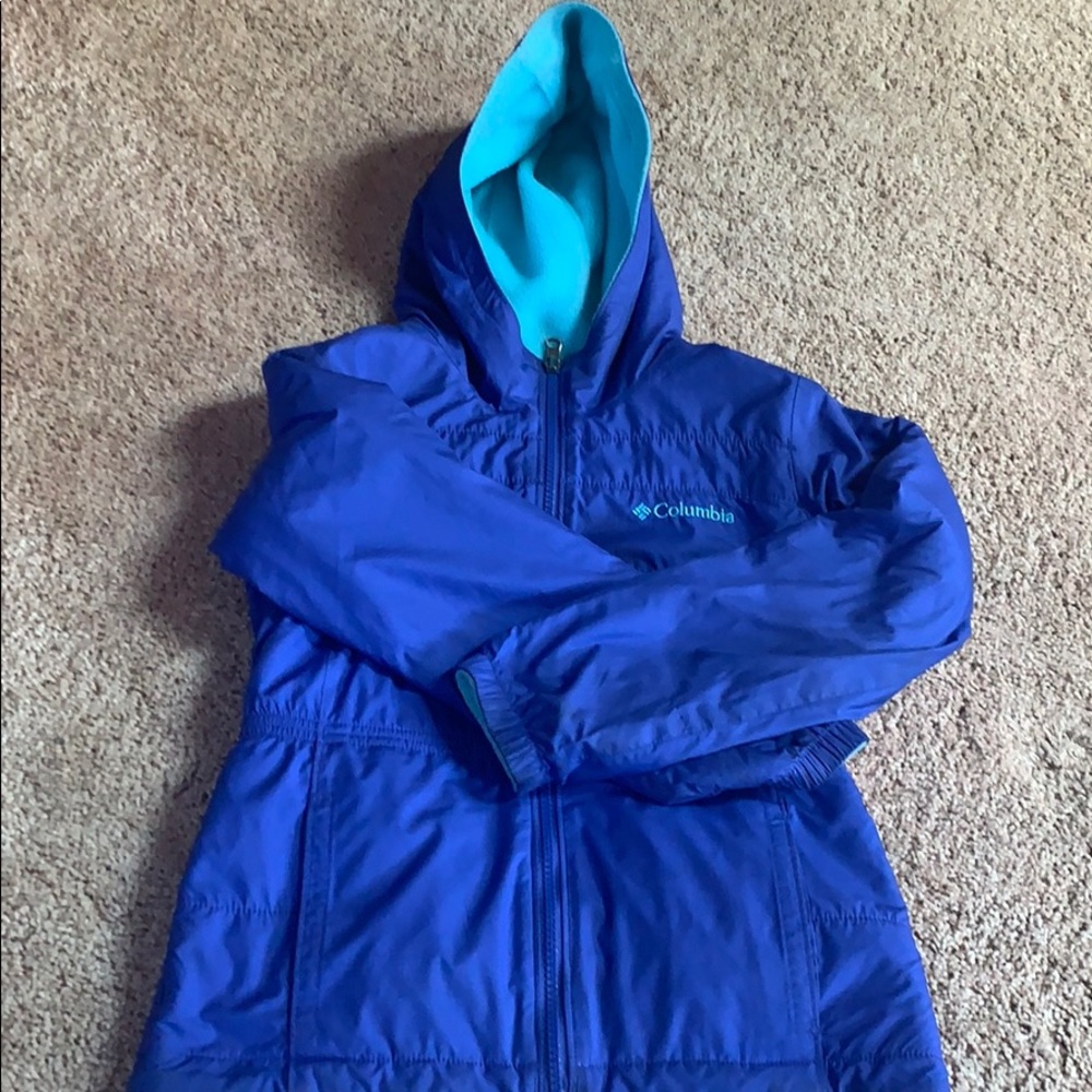Columbia reversible girls fall/spring jacket.